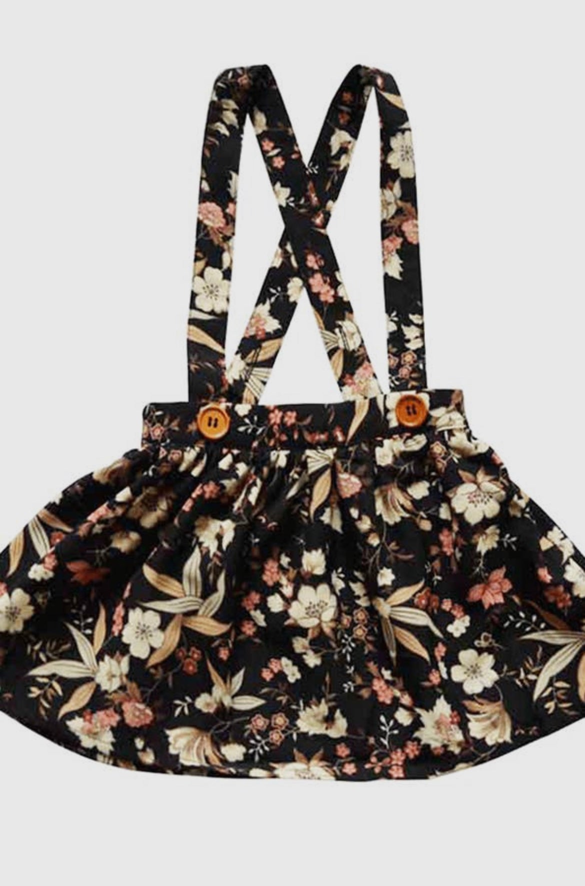 Floral Suspender Skirt