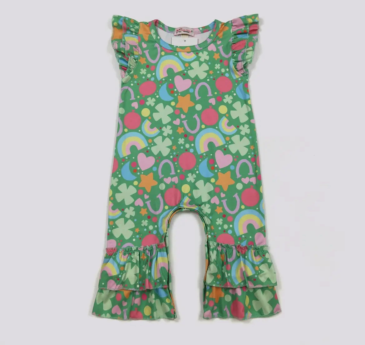 St. Patrick's Day Girls Romper