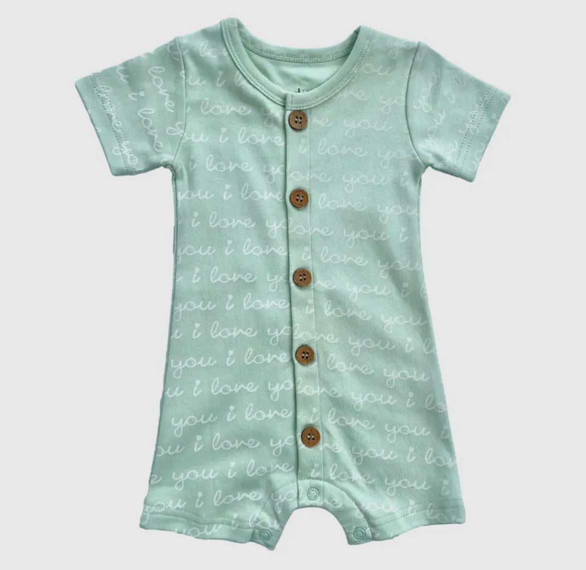 Organic Cotton Romper - ILY Green