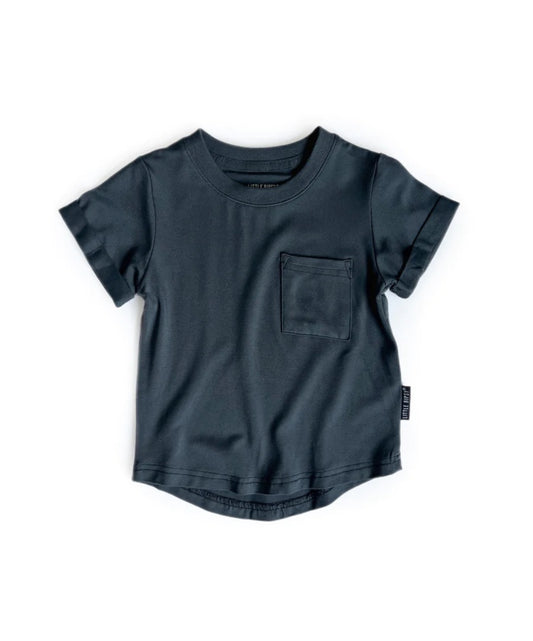 Bamboo Pocket TShirt - Pewter
