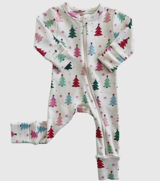 Pink Christmas Trees Pajamas