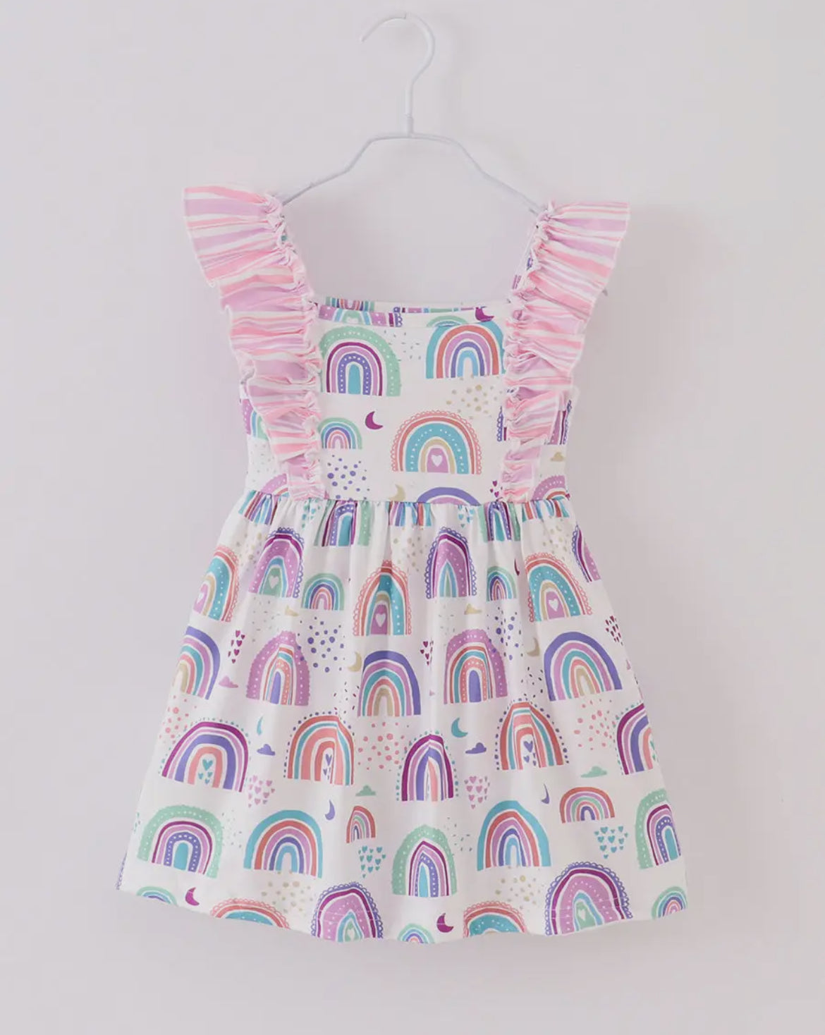 Rainbow Ruffle Dress