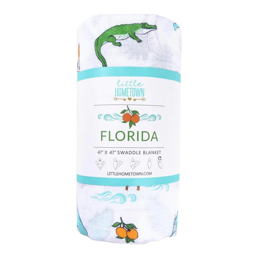 Florida Unisex Swaddle Blanket