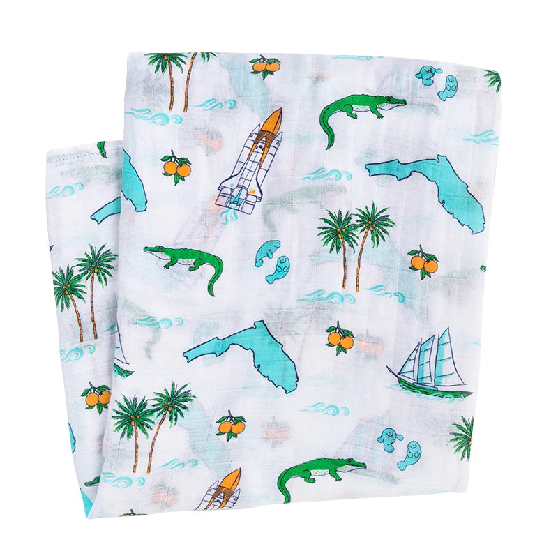 Florida Unisex Swaddle Blanket