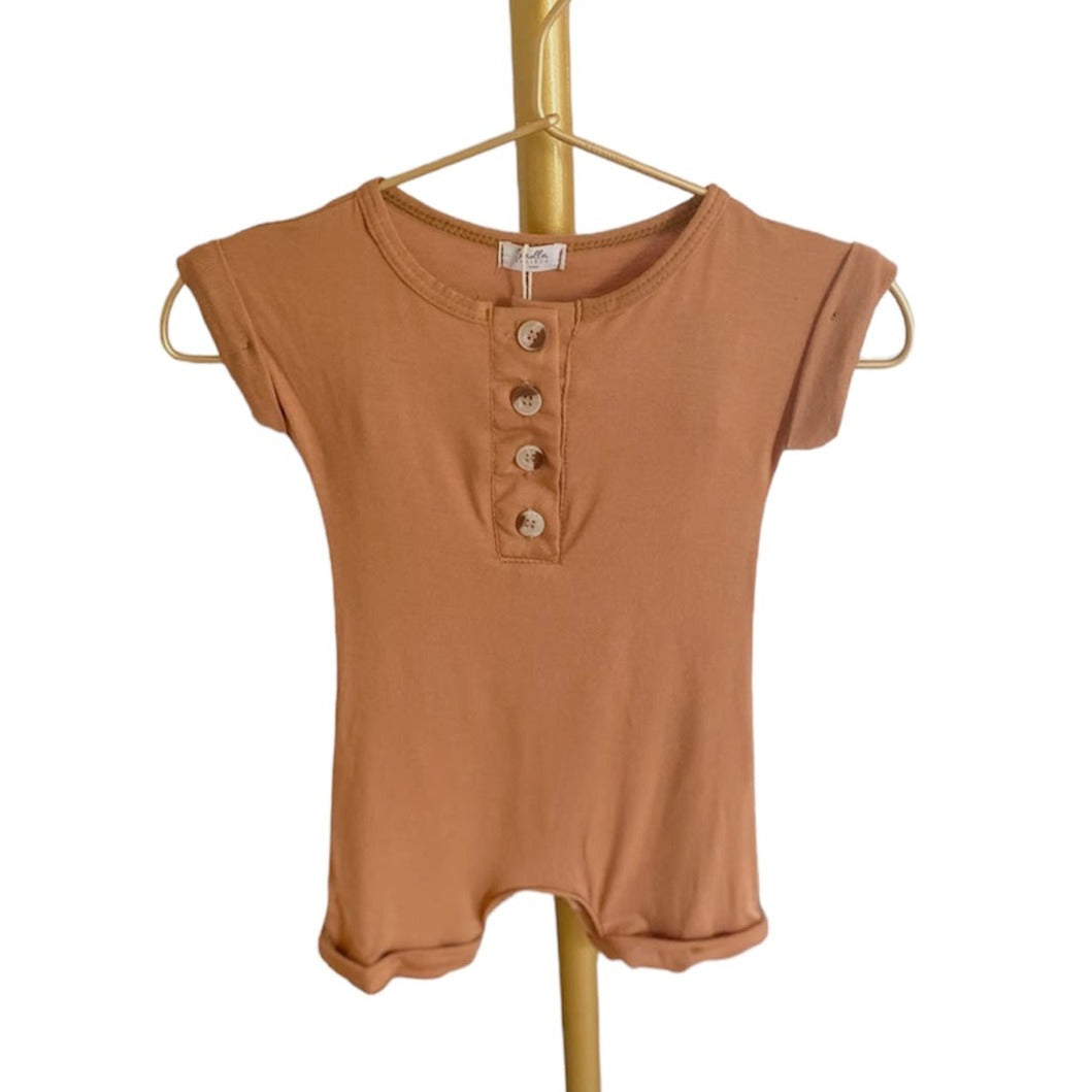 Baby Romper - Camel