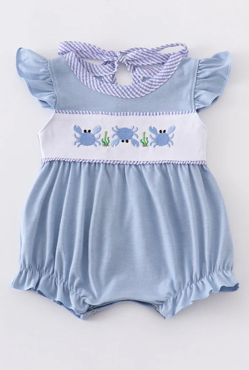 Blue Crab Romper