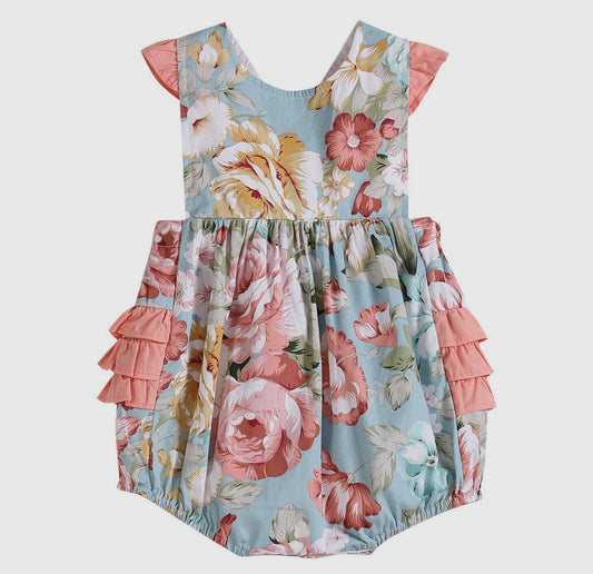 Floral Baby Romper